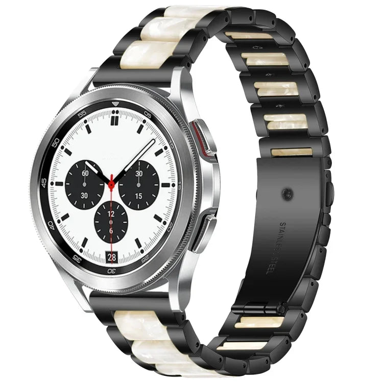 Interbead-Armband aus Kunstharz und Metall, für Galaxy Watch 4 Classic 42/46 mm