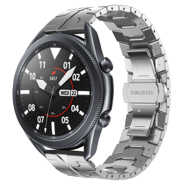 Armor Edelstahl-Metallarmband, für Samsung Galaxy Watch3 45mm, für Samsung Galaxy Watch 46mm, für Samsung Gear S3 Classic, für Samsung Gear S3 Frontier