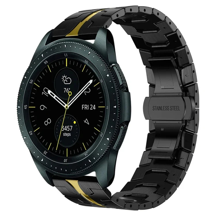 Armor Stainless Steel Metal Watch Band, For Samsung Galaxy watch 42mm, For Samsung Galaxy Watch3 41mm, For Samsung Galaxy Gear Sport, For Samsung Galaxy Watch Active, For Samsung Galaxy Watch5 / Watch5 Pro, For Samsung Galaxy Watch4 / Watch4 Classic