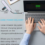 USB C Hub 7-in-1 USB C Multiport Adapter mit HDMI 100W PD und SD/TF Kartenleser