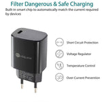 PD11 Mini Einzelport PD3.0 USB-C / Type-C 20W Schnellladegerät für iPhone / iPad Serie, EU Stecker, EU Stecker
