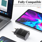 PD11 Mini Einzelport PD3.0 USB-C / Type-C 20W Schnellladegerät für iPhone / iPad Serie, EU Stecker, EU Stecker