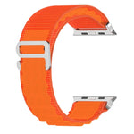 Zweifarbiges Nylon-Uhrenarmband, passend für Apple Watch Ultra (49 mm), Apple Watch Series 8 &amp; 7 (45 mm), SE 2 &amp; 6, SE, 5 &amp; 4 (44 mm) und Apple Watch Series 8 &amp; 7 (41 mm), SE 2 &amp; 6, SE, 5 &amp; 4 (40 mm).
