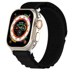 Zweifarbiges Nylon-Uhrenarmband, passend für Apple Watch Ultra (49 mm), Apple Watch Series 8 &amp; 7 (45 mm), SE 2 &amp; 6, SE, 5 &amp; 4 (44 mm) und Apple Watch Series 8 &amp; 7 (41 mm), SE 2 &amp; 6, SE, 5 &amp; 4 (40 mm).