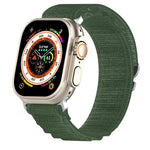 Zweifarbiges Nylon-Uhrenarmband, passend für Apple Watch Ultra (49 mm), Apple Watch Series 8 &amp; 7 (45 mm), SE 2 &amp; 6, SE, 5 &amp; 4 (44 mm) und Apple Watch Series 8 &amp; 7 (41 mm), SE 2 &amp; 6, SE, 5 &amp; 4 (40 mm).