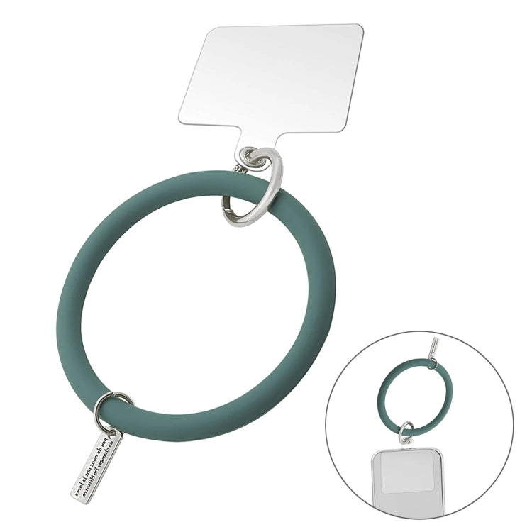 JUNSUNMAY Silicone Bracelet Mobile Phone Lanyard Loop Anti-lost Wrist Rope Universal for Phone Case