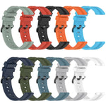 22 mm konkaves, gestreiftes Silikon-Uhrenarmband, für Samsung Galaxy Watch3 45 mm, Samsung Galaxy Watch 46 mm, Samsung Gear S3 Classic, Samsung Gear S3 Frontier
