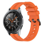 22 mm konkaves, gestreiftes Silikon-Uhrenarmband, für Samsung Galaxy Watch3 45 mm, Samsung Galaxy Watch 46 mm, Samsung Gear S3 Classic, Samsung Gear S3 Frontier