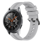 22 mm konkaves, gestreiftes Silikon-Uhrenarmband, für Samsung Galaxy Watch3 45 mm, Samsung Galaxy Watch 46 mm, Samsung Gear S3 Classic, Samsung Gear S3 Frontier