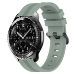 22 mm konkaves, gestreiftes Silikon-Uhrenarmband, für Samsung Galaxy Watch3 45 mm, Samsung Galaxy Watch 46 mm, Samsung Gear S3 Classic, Samsung Gear S3 Frontier