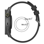 22mm Concave Striped Slicone Watch Band, For Huawei Watch GT 2E, For Huawei GT2 46mm, For Honor Watch GS 3, For Honor Watch GS Pro