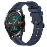 22mm Concave Striped Slicone Watch Band, For Huawei Watch GT 2E, For Huawei GT2 46mm, For Honor Watch GS 3, For Honor Watch GS Pro