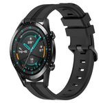 22mm Concave Striped Slicone Watch Band, For Huawei Watch GT 2E, For Huawei GT2 46mm, For Honor Watch GS 3, For Honor Watch GS Pro