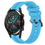 22mm Concave Striped Slicone Watch Band, For Huawei Watch GT 2E, For Huawei GT2 46mm, For Honor Watch GS 3, For Honor Watch GS Pro