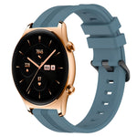 22mm Concave Striped Slicone Watch Band, For Huawei Watch GT 2E, For Huawei GT2 46mm, For Honor Watch GS 3, For Honor Watch GS Pro