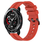 22mm Concave Striped Slicone Watch Band, For Huawei Watch GT 2E, For Huawei GT2 46mm, For Honor Watch GS 3, For Honor Watch GS Pro