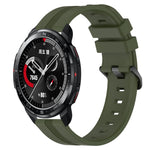 22mm Concave Striped Slicone Watch Band, For Huawei Watch GT 2E, For Huawei GT2 46mm, For Honor Watch GS 3, For Honor Watch GS Pro