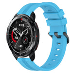 22mm Concave Striped Slicone Watch Band, For Huawei Watch GT 2E, For Huawei GT2 46mm, For Honor Watch GS 3, For Honor Watch GS Pro