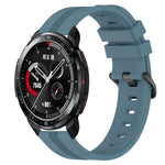 22mm Concave Striped Slicone Watch Band, For Huawei Watch GT 2E, For Huawei GT2 46mm, For Honor Watch GS 3, For Honor Watch GS Pro