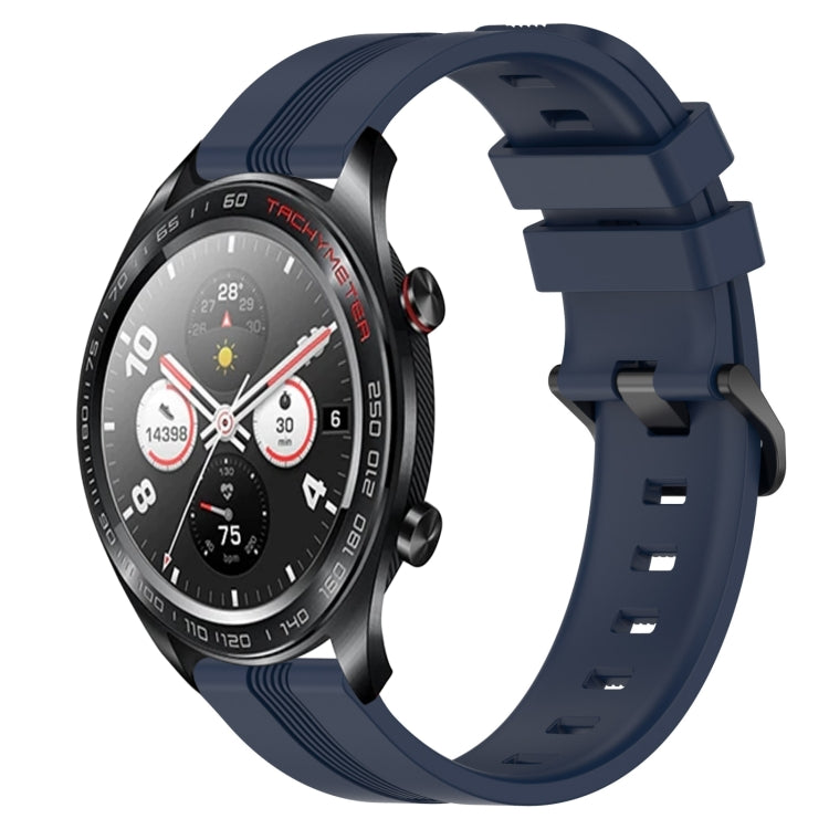 22mm Concave Striped Slicone Watch Band, For Honor Magic Watch 2 46mm, For Honor Watch Dream, For Huawei Watch GT3 SE