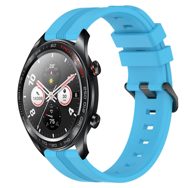 22mm Concave Striped Slicone Watch Band, For Honor Magic Watch 2 46mm, For Honor Watch Dream, For Huawei Watch GT3 SE