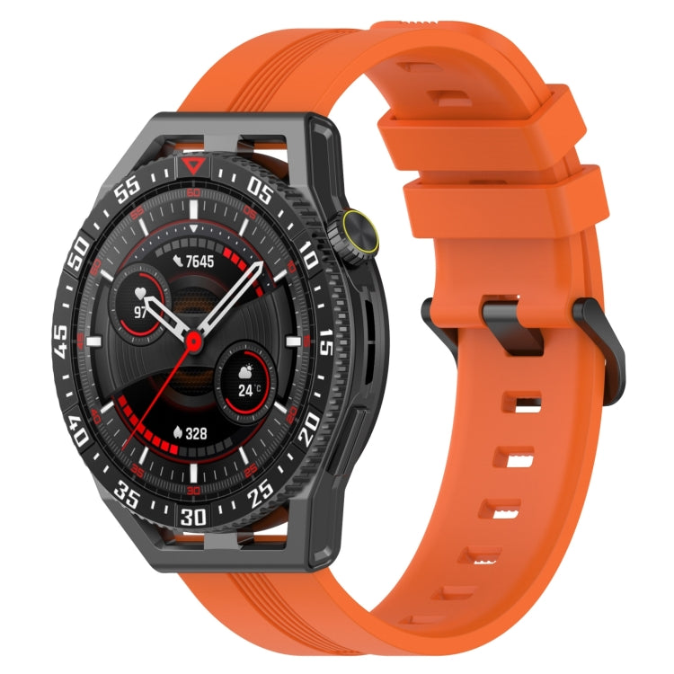 22mm Concave Striped Slicone Watch Band, For Honor Magic Watch 2 46mm, For Honor Watch Dream, For Huawei Watch GT3 SE