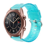 20 mm transparentes, glänzendes Diamant-TPU-Uhrenarmband