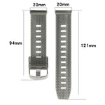 20 mm transparentes, glänzendes Diamant-TPU-Uhrenarmband