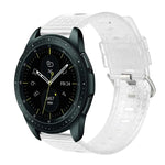 20 mm transparentes, glänzendes Diamant-TPU-Uhrenarmband