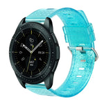 20 mm transparentes, glänzendes Diamant-TPU-Uhrenarmband