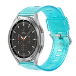 20 mm transparentes, glänzendes Diamant-TPU-Uhrenarmband