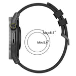 22mm Vertical Two-Color Silicone Watch Band, For Samsung Galaxy Watch3 45mm, For Samsung Galaxy Watch 46mm, For Samsung Gear S3 Classic, For Samsung Gear S3 Frontier