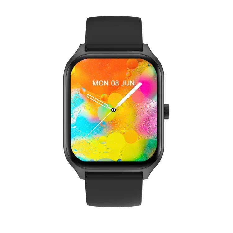 P58 Smartwatch mit 1,96 Zoll Farbbildschirm und Unterstützung für Herzfrequenz- und Blutdruckmessung