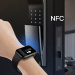 W59 Smartwatch mit 2,2-Zoll-Farbbildschirm, unterstützt Herzfrequenz- und Blutdruckmessung