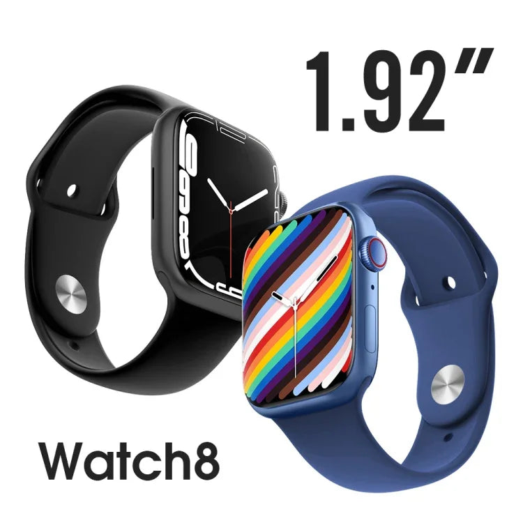 W38 Smartwatch mit 1,9-Zoll-Farbbildschirm, unterstützt Herzfrequenz- und Blutdruckmessung