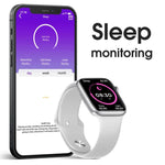 W38 Smartwatch mit 1,9-Zoll-Farbbildschirm, unterstützt Herzfrequenz- und Blutdruckmessung