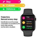 W38 Smartwatch mit 1,9-Zoll-Farbbildschirm, unterstützt Herzfrequenz- und Blutdruckmessung