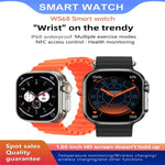 WS68 ULTRA Smartwatch mit 1,85-Zoll-Farbbildschirm, unterstützt Herzfrequenz- und Blutdruckmessung