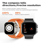 WS83 MAX ULTRA Smartwatch mit 2,03 Zoll Farbbildschirm, unterstützt Herzfrequenz- und Blutdruckmessung