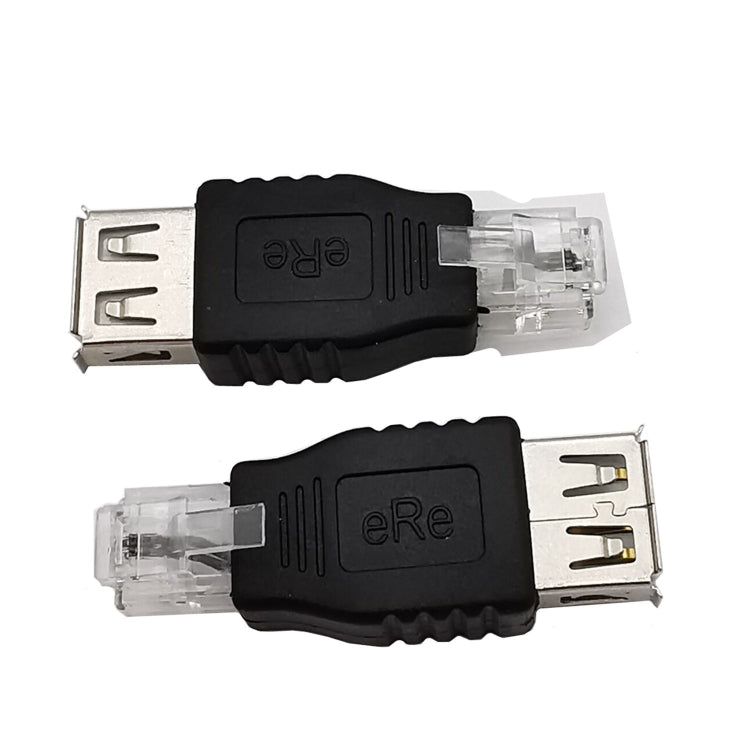 JUNSUNMAY USB-Buchse auf RJ11-Stecker 6P2C Adapterkonverter