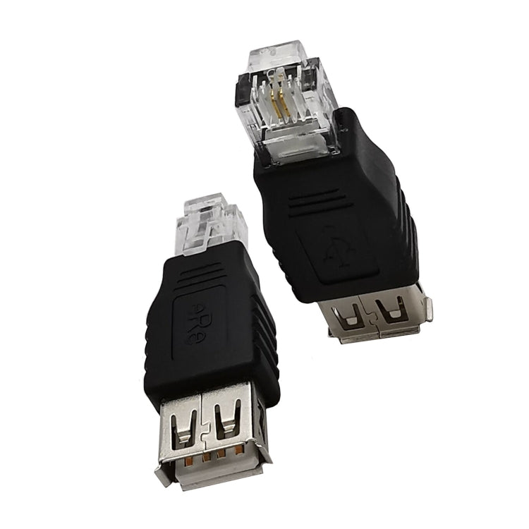 JUNSUNMAY USB-Buchse auf RJ11-Stecker 6P2C Adapterkonverter