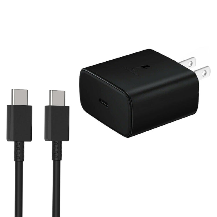 M135 45W USB-C / Typ-C Port Schnellladegerät mit 5A Typ-C auf Typ-C Kabel, US Stecker, US Stecker + Typ-C Kabel