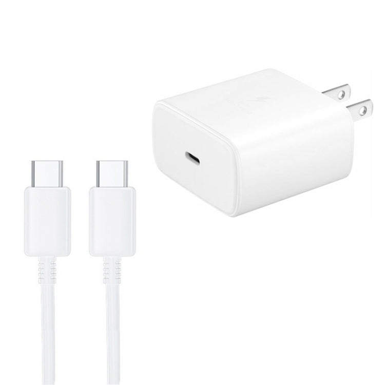 M135 45W USB-C / Typ-C Port Schnellladegerät mit 5A Typ-C auf Typ-C Kabel, US Stecker, US Stecker + Typ-C Kabel