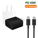 M135 45W USB-C / Typ-C Port Schnellladegerät mit 5A Typ-C auf Typ-C Kabel, US Stecker, US Stecker + Typ-C Kabel