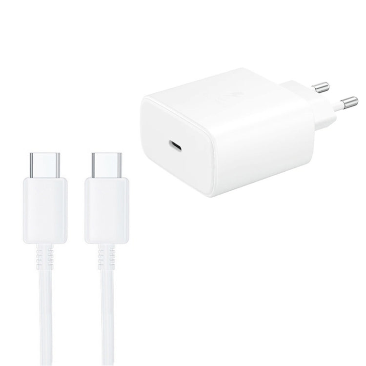 M135 45W USB-C / Typ-C Port Schnellladegerät mit 5A Typ-C zu Typ-C Kabel, EU Stecker, EU Stecker + Typ-C Kabel