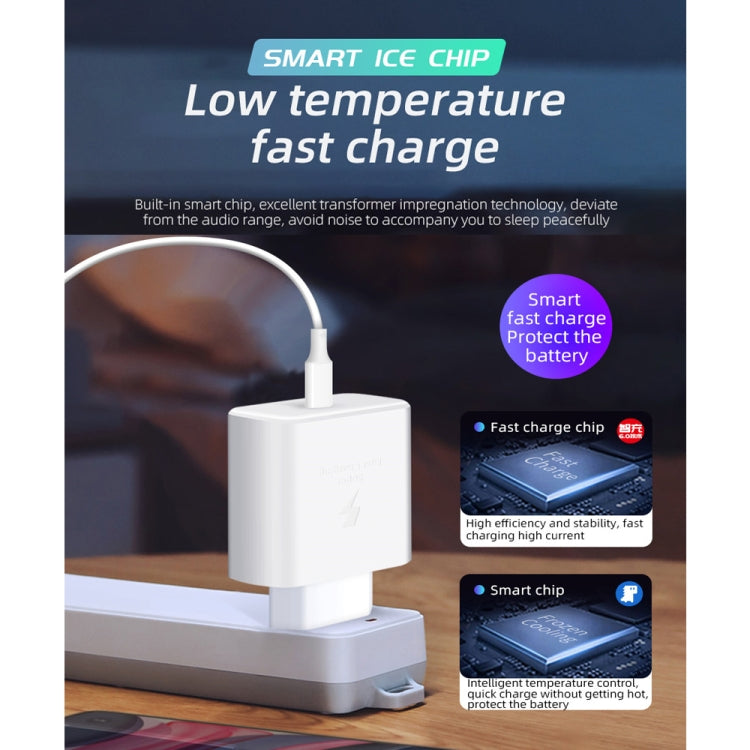M135 45W USB-C / Typ-C Port Schnellladegerät mit 5A Typ-C zu Typ-C Kabel, EU Stecker, EU Stecker + Typ-C Kabel