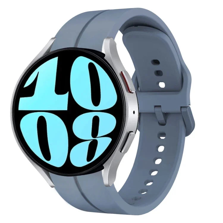 20-mm-Silikonarmband mit Schlaufenform, passend für Samsung Galaxy Watch 6 (40 mm) und Samsung Galaxy Watch 6 Classic (43 mm).
