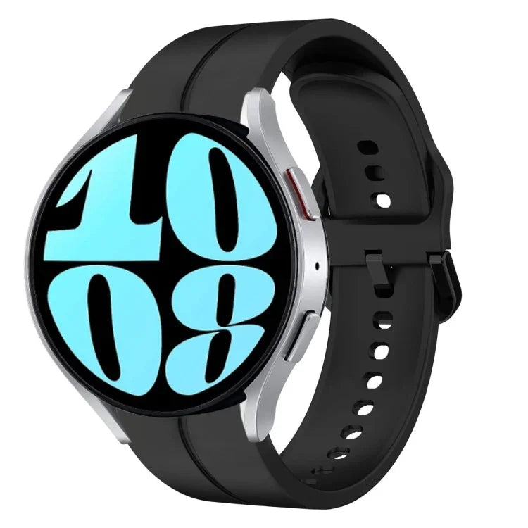 20-mm-Silikonarmband mit Schlaufenform, passend für Samsung Galaxy Watch 6 (40 mm) und Samsung Galaxy Watch 6 Classic (43 mm).