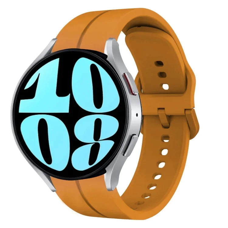 20-mm-Silikonarmband mit Schlaufenform, passend für Samsung Galaxy Watch 6 (40 mm) und Samsung Galaxy Watch 6 Classic (43 mm).