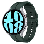 20-mm-Silikonarmband mit Schlaufenform, passend für Samsung Galaxy Watch 6 (40 mm) und Samsung Galaxy Watch 6 Classic (43 mm).